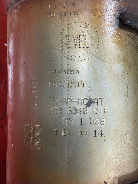 Citroen Relay/Peugeot Boxer/Fiat Ducato CATALYTIC CONVERTER 2.2 2008-2019 P/N 2226048010