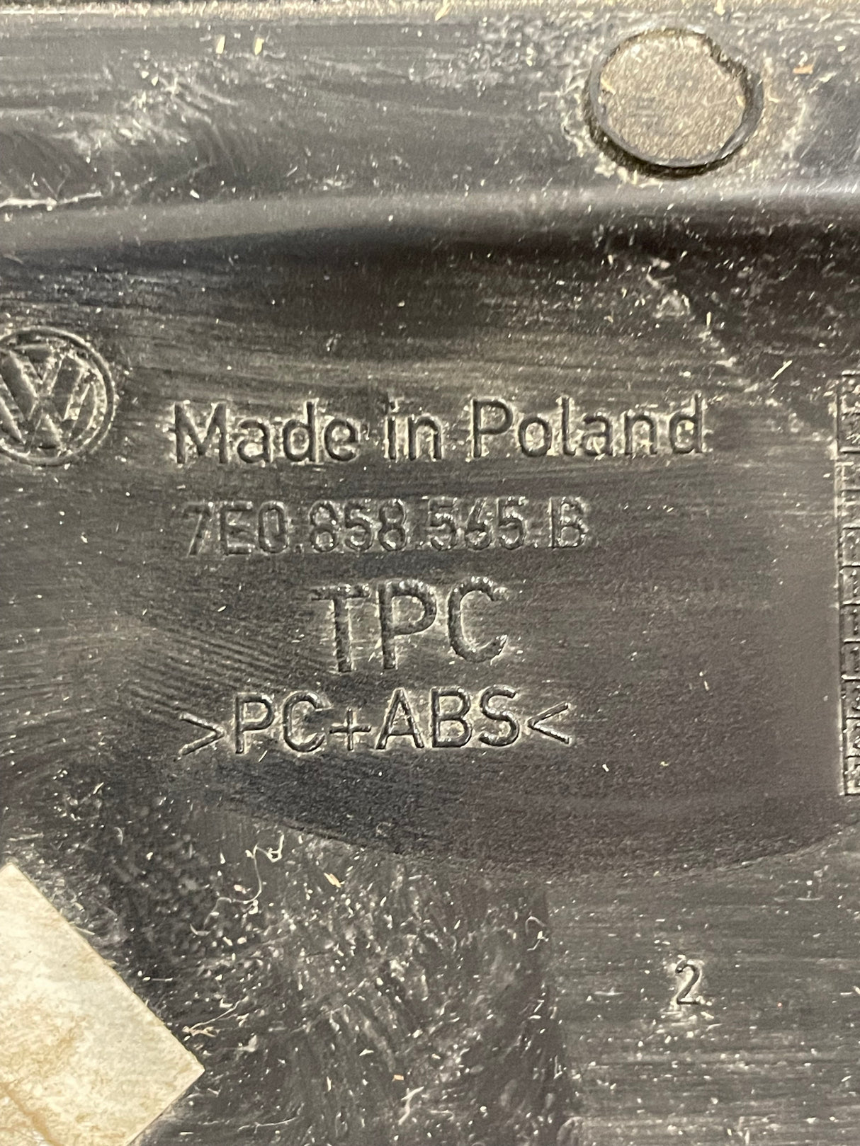 Volkswagen Transporter T6 INSTRUMENT CLUSTER SURROUND TRIM 2015-2019 P/N 7E2857054