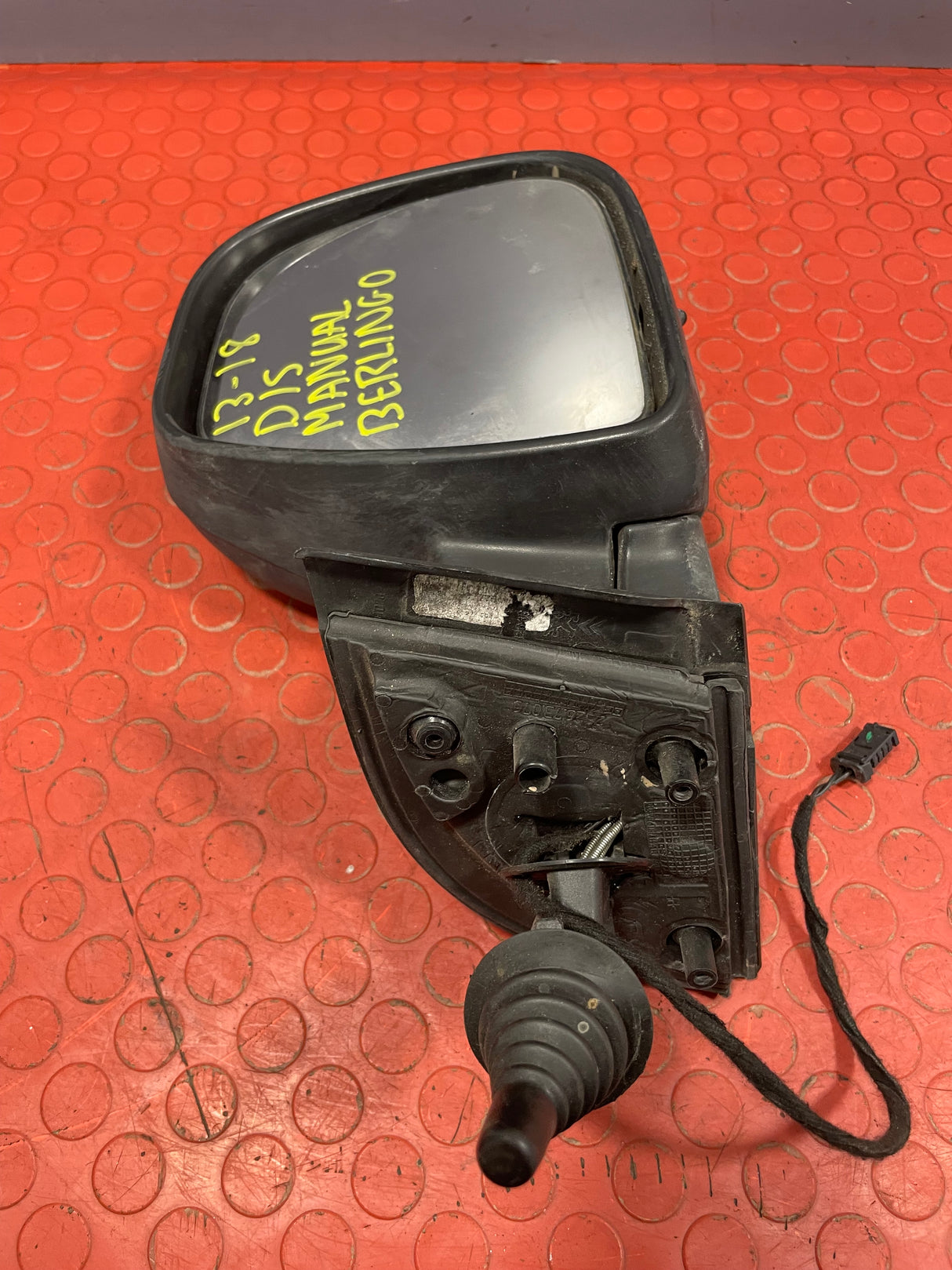 Citroen Berlingo/Peugeot Partner WING MIRROR Manual Driver Side 2 PIN 2013-2018 P/N 96777525XT - 1