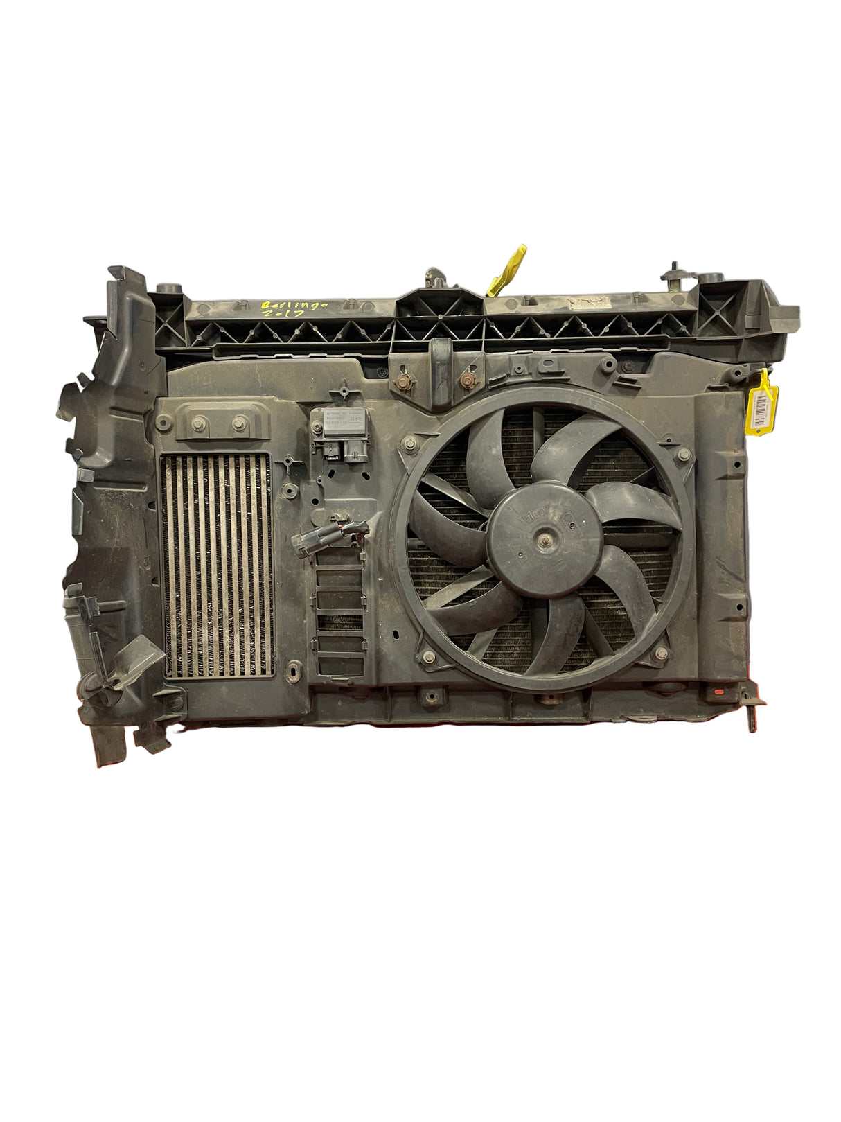 Citroen Berlingo/Peugeot Partner RADIATOR AND FAN W/ FRAME 1.6 2008-2016 P/N 9682720480 - 2 / FC2010M153277