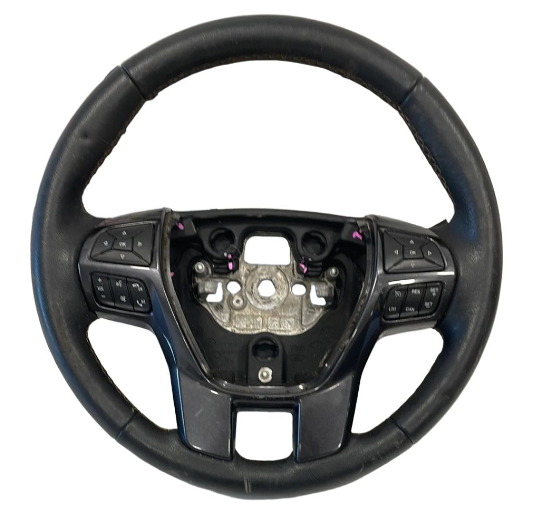 Ford Ranger Wildtrak LEATHER MULTIFUNCTIONAL STEERING WHEEL 2.0 2019-2022 P/N JB3B3600UC3GA8