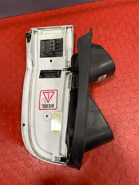 Mercedes Benz Sprinter COMPLETE FUEL FILLER CAP COVER & HOUSING (White) P/N D4010021