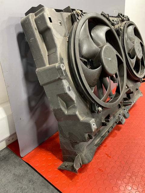 Citroen Dispatch/Peugeot Expert/Vauxhall Vivaro/Toyota Proace/Fiat Scudo RADIATOR FANS & SLAM PANEL 1.6 HDI 2008-2016 P/N 1440107980