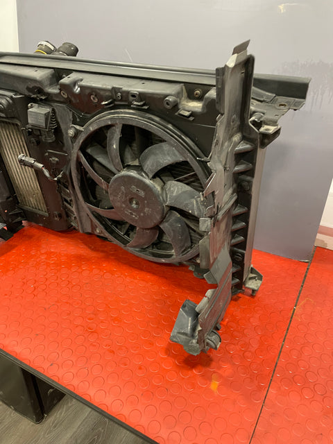 Peugeot Partner/Citroen Berlingo COMPLETE SLAM PANEL w/ RADIATOR,AC CONDENSER,FAN,RESISTOR,INTERCOOLER, & SIDE COVER MK2 1.6 HDI 2016-2018 P/N 9682720580 - 1