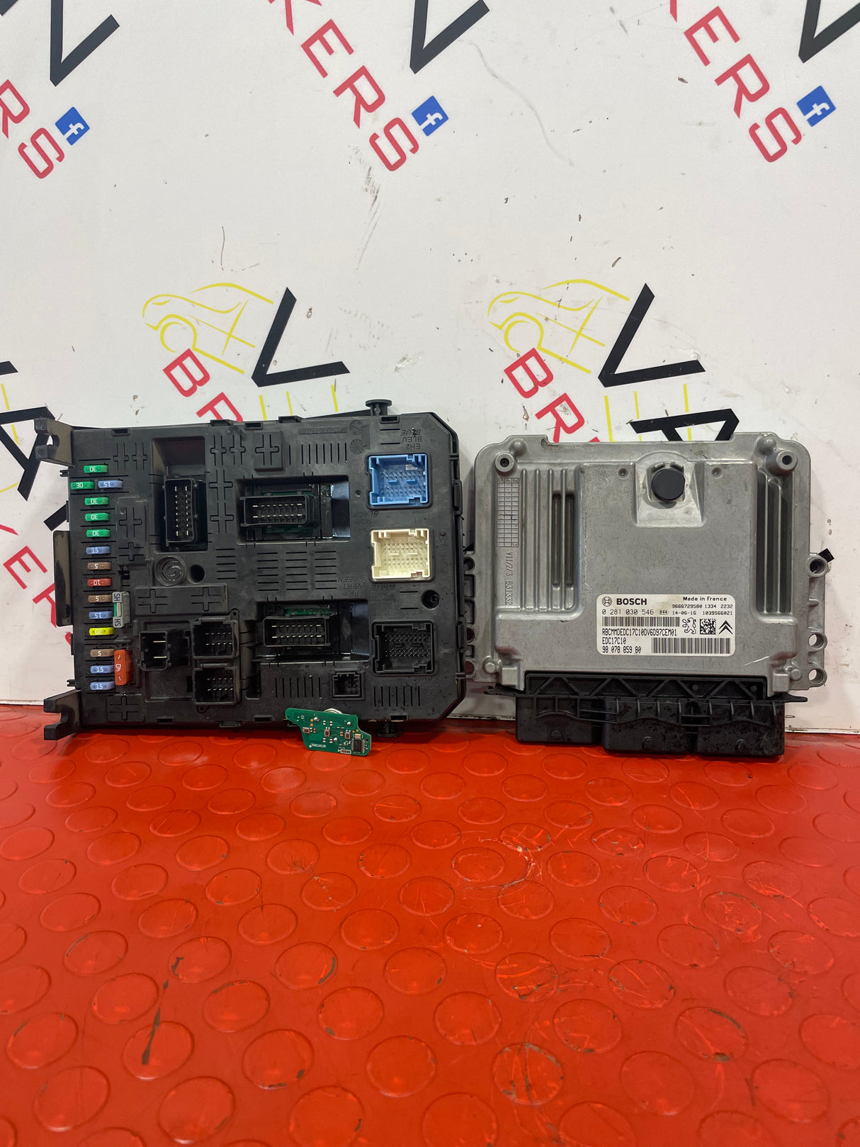 Citroen Berlingo/Peugeot Partner FULL BSI KIT WITH KEY CHIP 2009-2013 P/N 967847708001