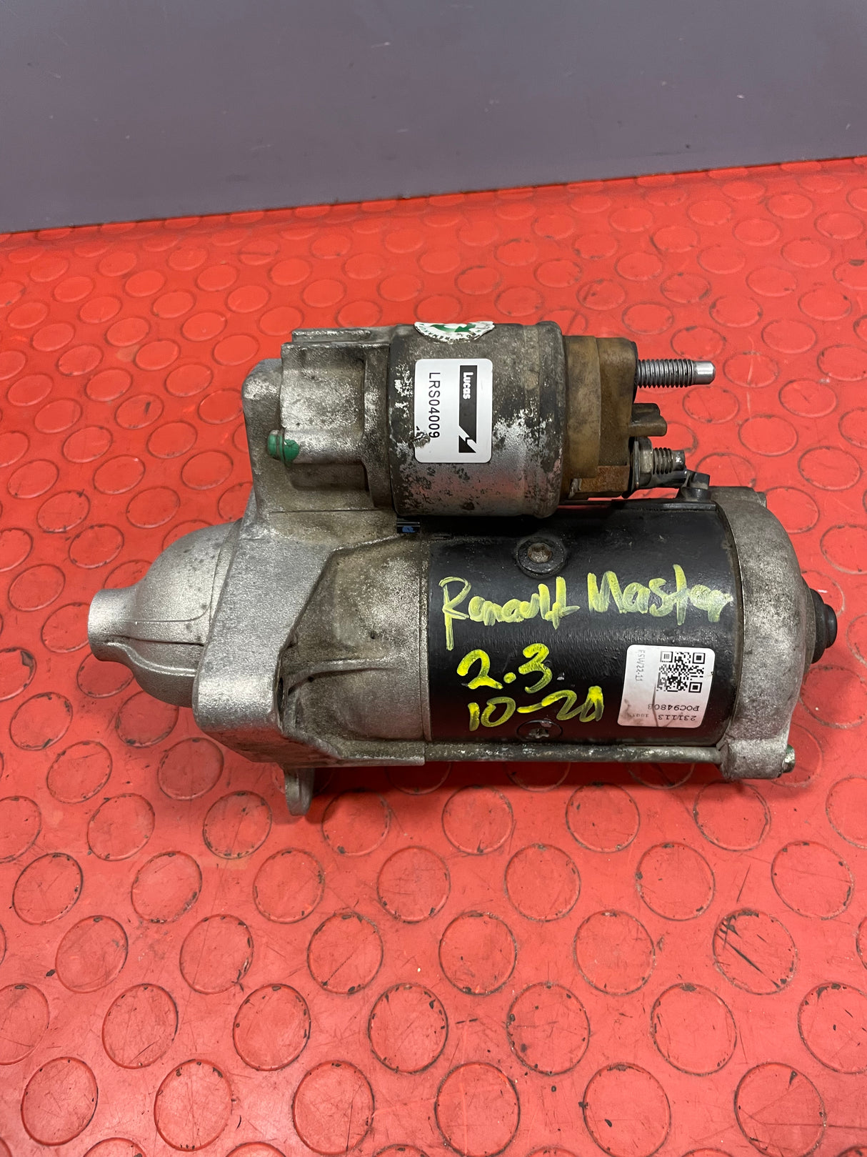 Renault Master/Vauxhall Movano/Nissan NV400 STARTER MOTOR 2.3 RWD (after market) 2010-2024 P/N LRS04009 same as 233002654R
