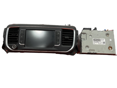 Citroen Dispatch/Peugeot Expert/Vauxhall Vivaro/Toyota Proace  MULTI FUNCTION  RADIO  AUDIO AND SAT NAV DISPLAY WITH SURROUND AND HEAD UNIT 2016-2024 P/N 9831665880 9834032980