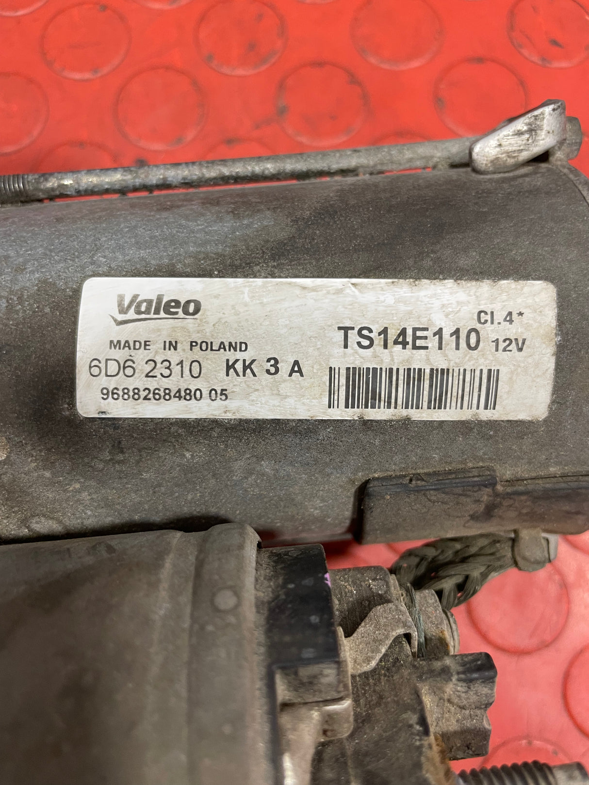 Citroen Berlingo/Peugeot Partner/Vauxhall Combo/Toyota Proace City STARTER MOTOR ASSEMBLY 1.6 12V 2016-2024 P/N 9688268480 - 3 / TS14E110