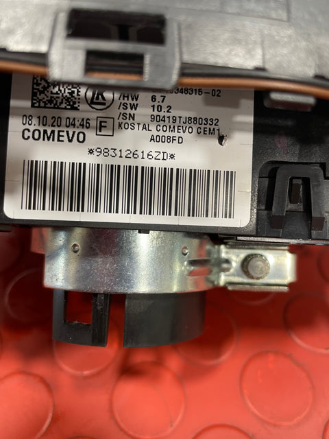 Peugeot Partner/Citroen Berlingo/Vauxhall Combo/Toyota Proace City AUTOMATIC   STALKS AND SQUIB WITH PADDLE SHIFT CONTROLS AND CRUISE CONTROL  2020 P/N 98312616ZD