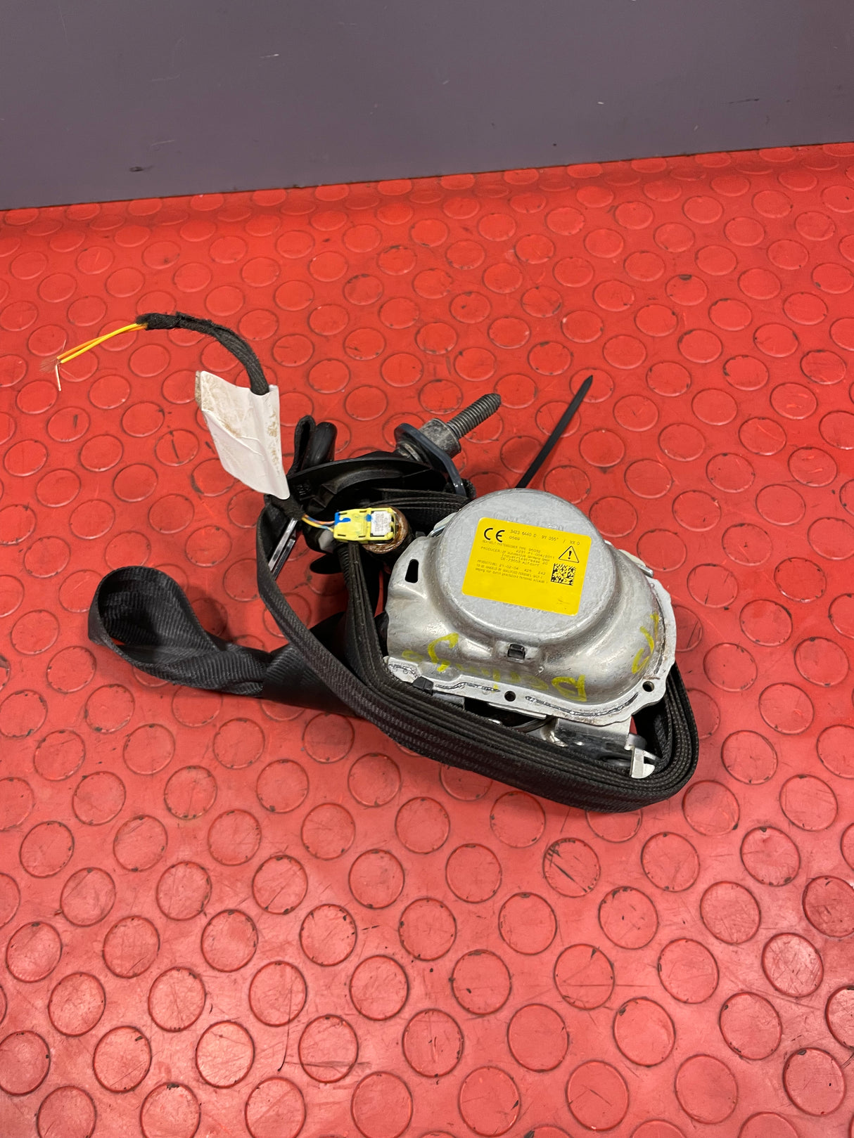 Citroen Berlingo/Peugeot Partner/Vauxhall Combo/Toyota Proace City SEAT BELT FRONT Driver's Side P/N 98172277XX