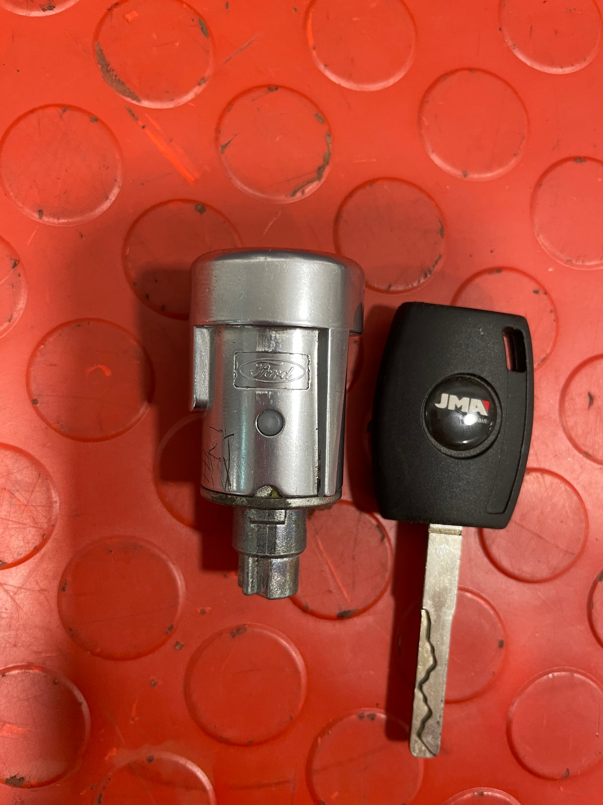 Ford Transit MK8/Custom IGNITION BARREL & REPLACEMENT KEY 2013-2016 P/N BK2T15K601AB