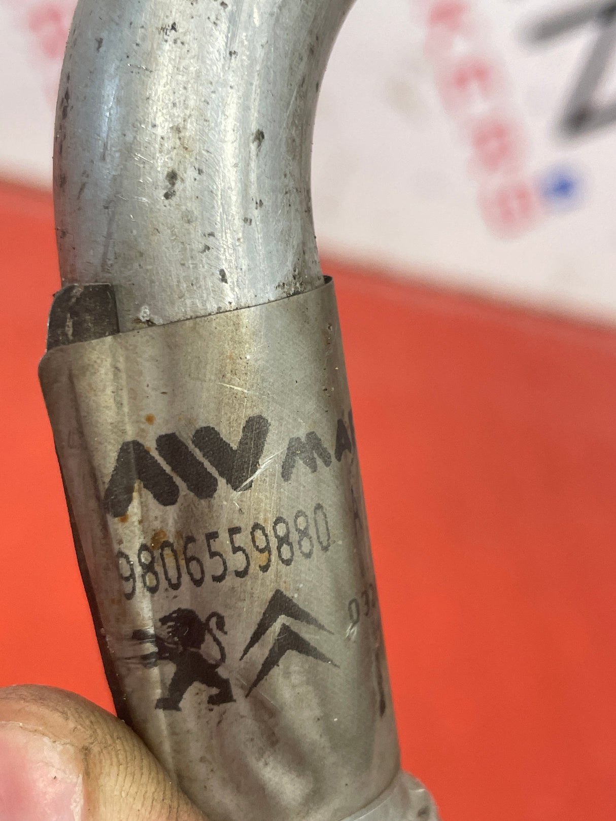 Vauxhall Vivaro/Toyota Proace/Citroen Dispatch/Peugeot Expert/Fiat Scudo AIR CONDITIONING PIPE L1 2016-2024 P/N 9806559880