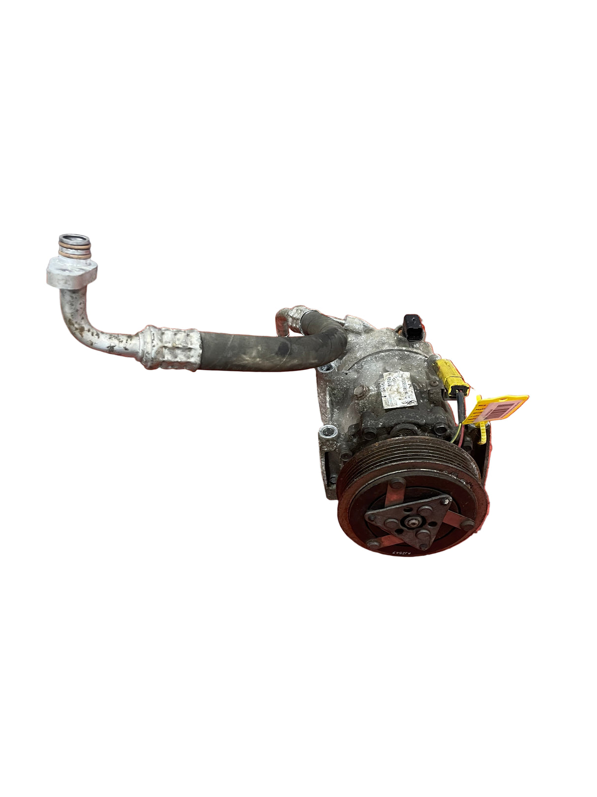 Citroen Berlingo/Peugeot Partner AIR CONDITIONING PUMP W/ HOSE (2Pin) 2011-2018 P/N 9678656080 - 2