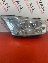 Ford Transit Headlight Halogen Headlamp With LED DRL CHROME D/S OFF SIDE 2013-2018     P/N BK3113D152AG