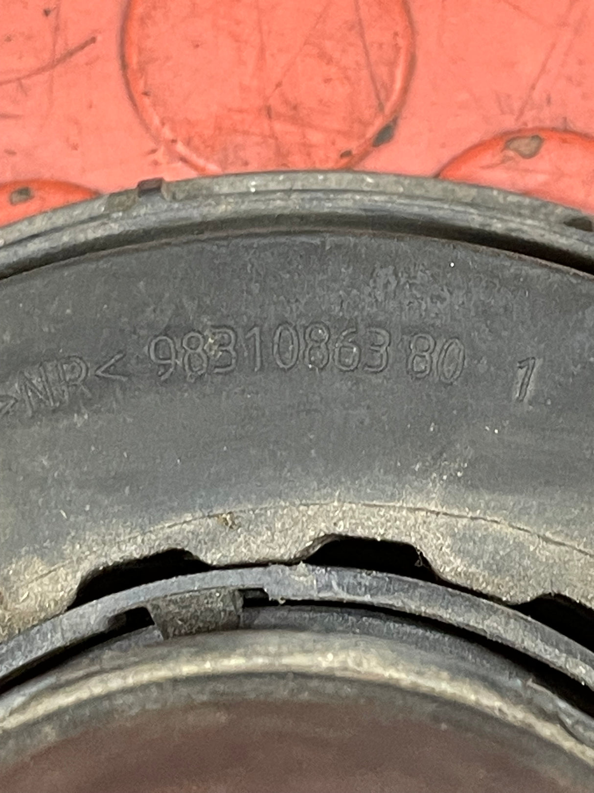 Citroen Berlingo/Peugeot Partner REAR BUMP STOP REAR SPRING TOP 2016-2024 P/N 9831086380