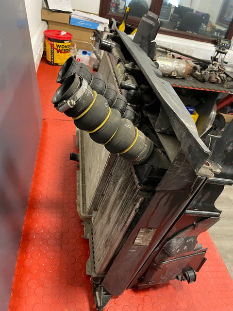 Peugeot Partner/Citroen Berlingo COMPLETE SLAM PANEL w/ RADIATOR,AC CONDENSER,FAN,RESISTOR,INTERCOOLER, & SIDE COVER MK2 1.6 HDI 2016-2018 P/N 9682720580 - 1