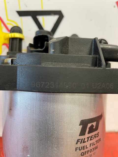 Peugeot Partner/Citroen Berlingo FUEL FILTER HOUSING 1.6 2013-2018 P/N 9672314980