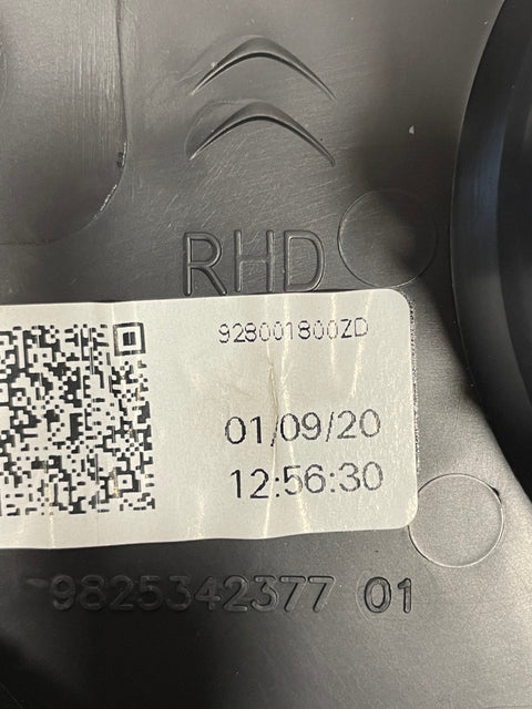 Citroen Berlingo/Peugeot Partner/Toyota Proace City/Vauxhall Combo AUTOMATIC GEAR SHIFT SELECTOR WITH  HANDBRAKE BUTTON AND SURROUND 2019-2024  P/N 98093147ZD