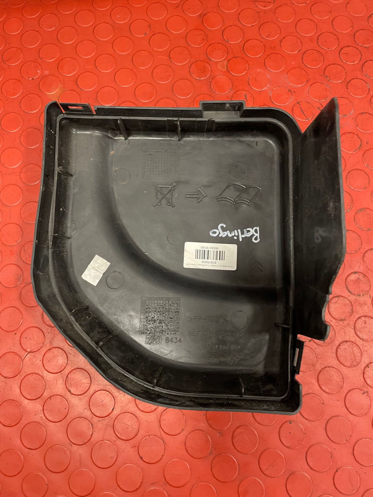 Citroen Berlingo/ Peugeot Partner FUSE BOX COVER  2008-2018 P/N 9658418180