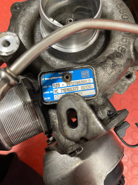 Citroen Relay/Peugeot Boxer/Fiat Ducato COMPLETE TURBO & MANIFOLD 2000-ON P/N 9812386080