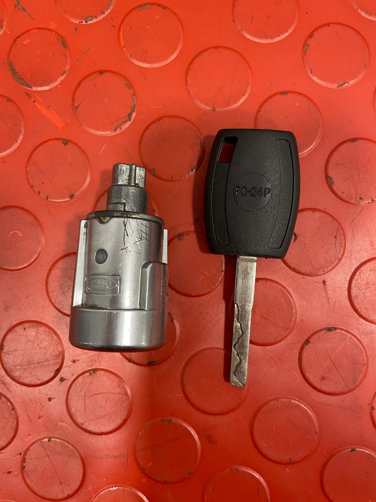Ford Transit MK8/Custom IGNITION BARREL & REPLACEMENT KEY 2013-2016 P/N BK2T15K601AB