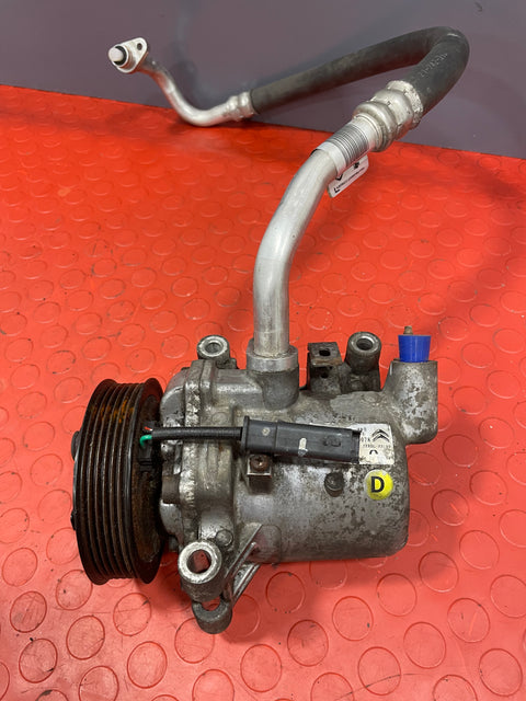 Citroen Berlingo/Peugeot Partner/Vauxhall Combo/Toyota Proace City AIR CONDITIONING PUMP W/ HOSE HDI 1.5 2019-2024 P/N 9810349980